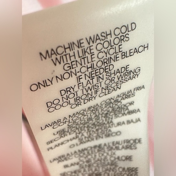 CALVIN KLEIN Elegant Pink Women's Blouse with Bow Size Small NWT $79 MSRP - Picture 9 of 9